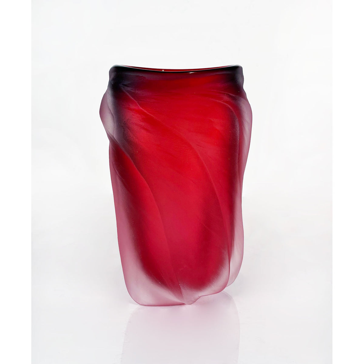 Gold Ruby Undula - Petroff Gallery - Glass Art