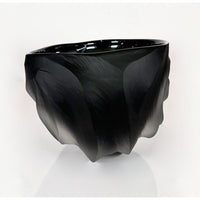 Smokey Blue Undula Bowl - Petroff Gallery - Glass Art
