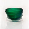 Green Undula Bowl - Petroff Gallery - Glass Art