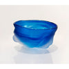 Aqua Undula Bowl 1 - Petroff Gallery - Glass Art