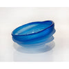 Aqua Undula Bowl 2 - Petroff Gallery - Glass Art