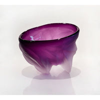Amethyst Undula Bowl - Petroff Gallery - Glass Art