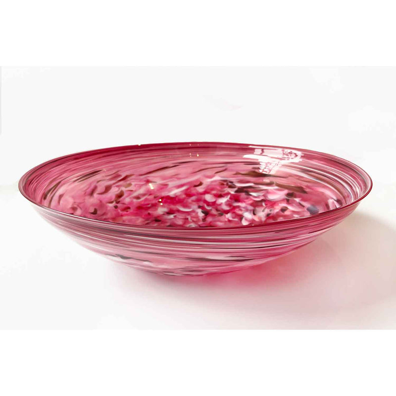 Rose Bowl 16" - Petroff Gallery - Glass Art