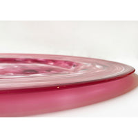 Rose Platter 18" - Petroff Gallery - Glass Art