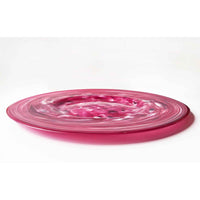 Rose Platter 18" - Petroff Gallery - Glass Art