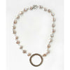 Circle White Coin Pearls Necklace - Petroff Gallery - Jewellery