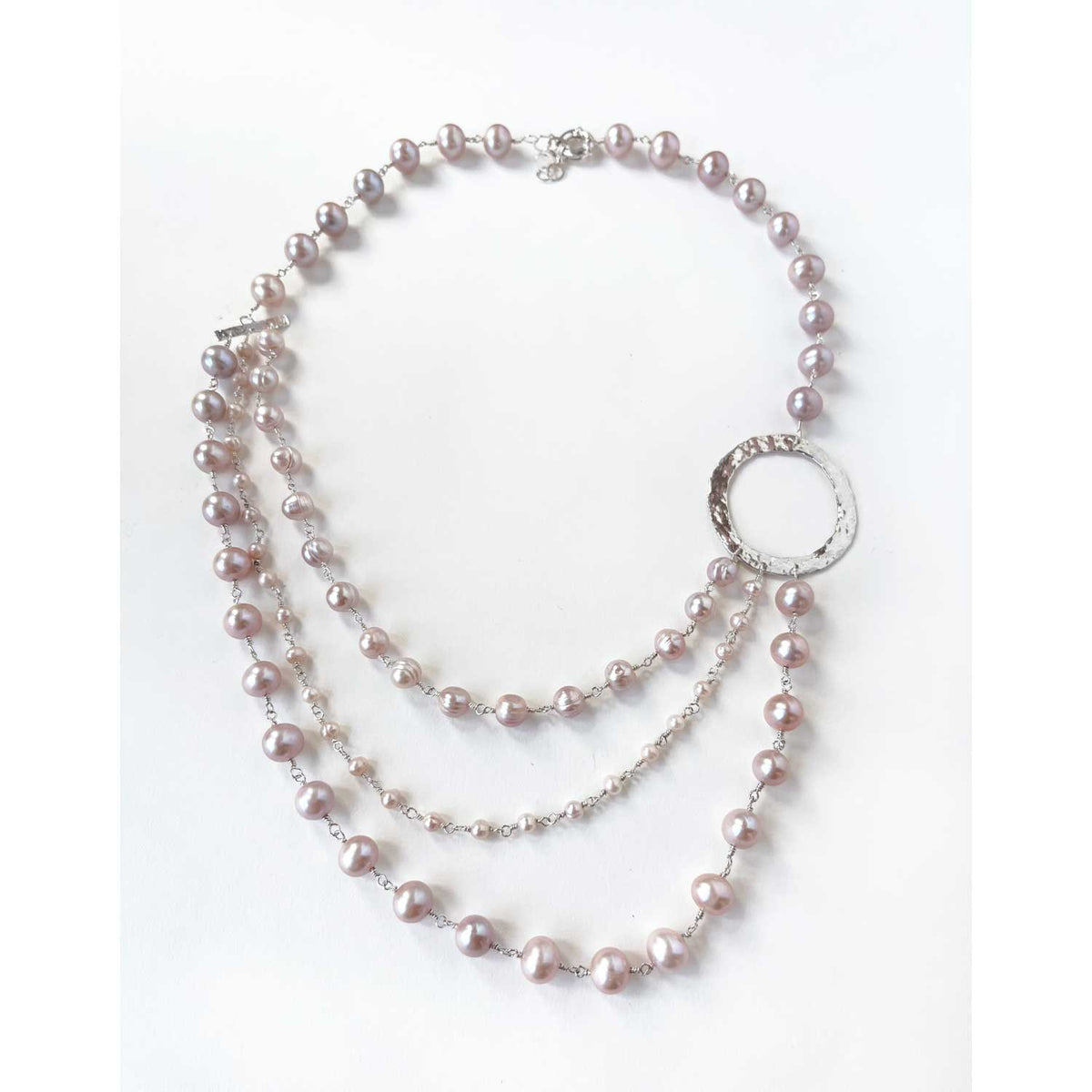 Sultana Pink Pearls Necklace - Petroff Gallery - Jewellery