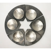 Modular Seder Plate - Stainless Steel Plates