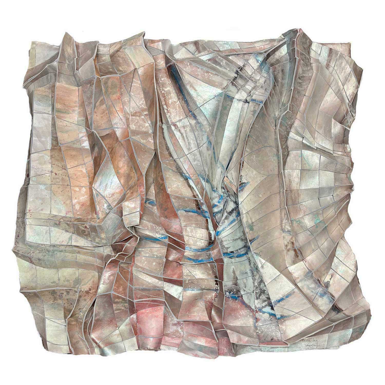 Geomorphology 54" x 60" - Petroff Gallery - Mixed Media Art