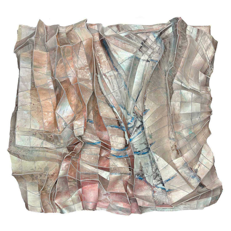 Geomorphology 54" x 60" - Petroff Gallery - Mixed Media Art