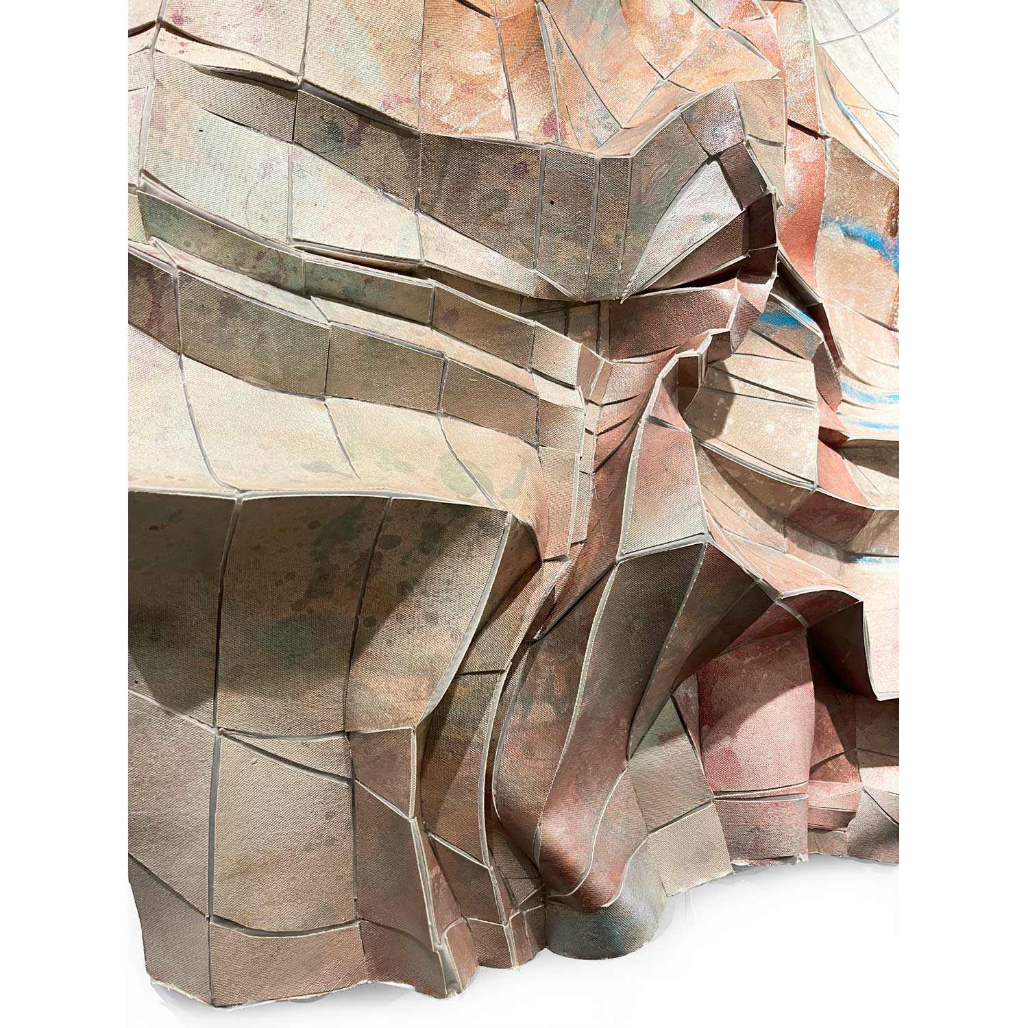 Geomorphology 54" x 60" - Petroff Gallery - Mixed Media Art