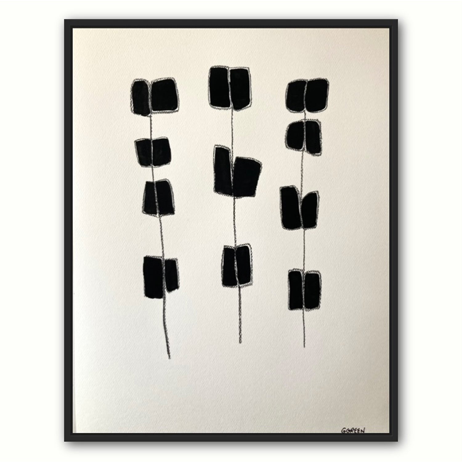 B&W 2 24" x 18" - Petroff Gallery -  - Gloria Green - B&W 2, 24" x 18"