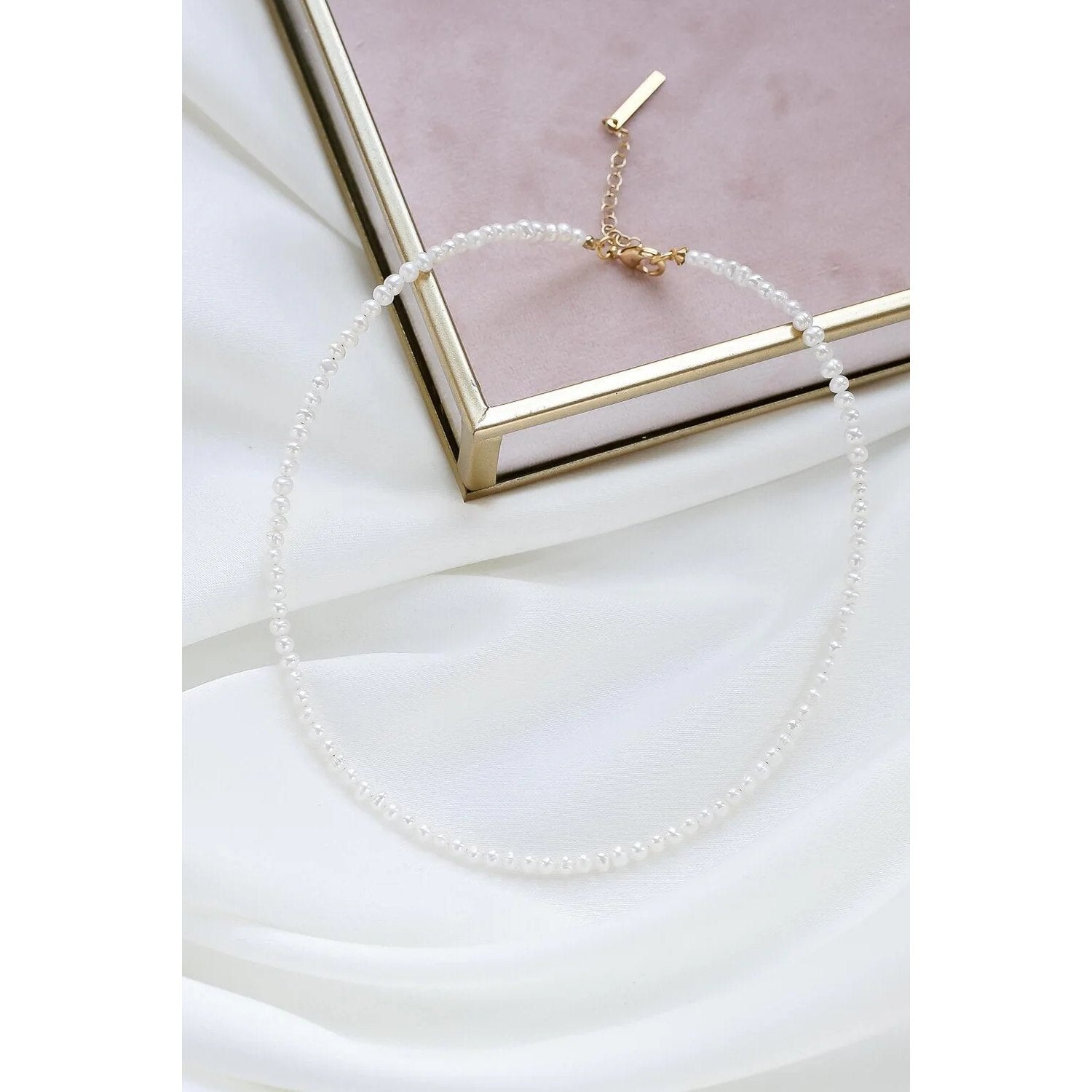 Pearl Necklace Gold - Petroff Gallery - Jewellery