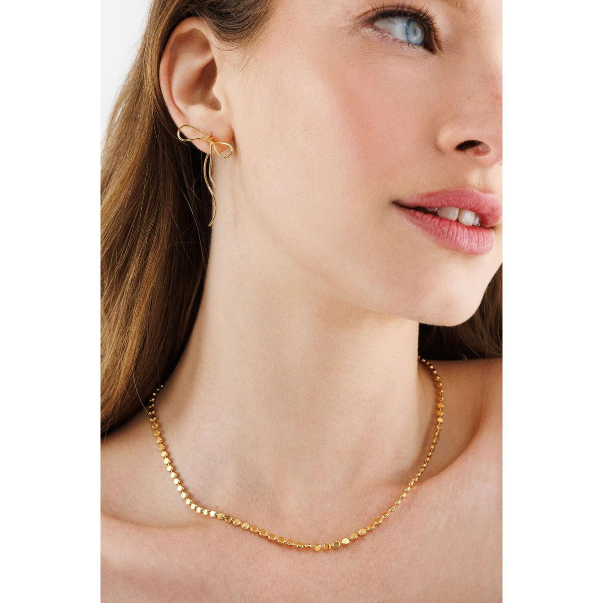 Disc Necklace Gold - Petroff Gallery - Jewellery