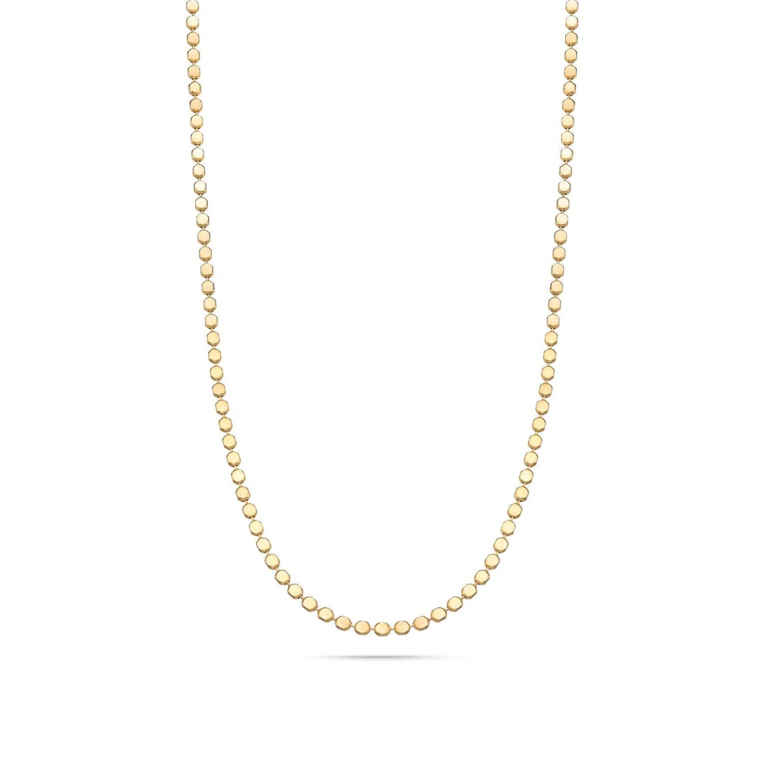 Disc Necklace Gold - Petroff Gallery - Jewellery