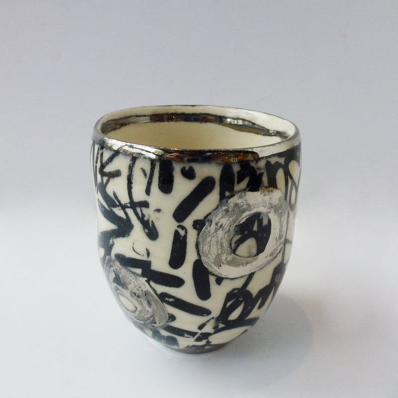 Bebe Shiny Graffiti Cup - Petroff Gallery