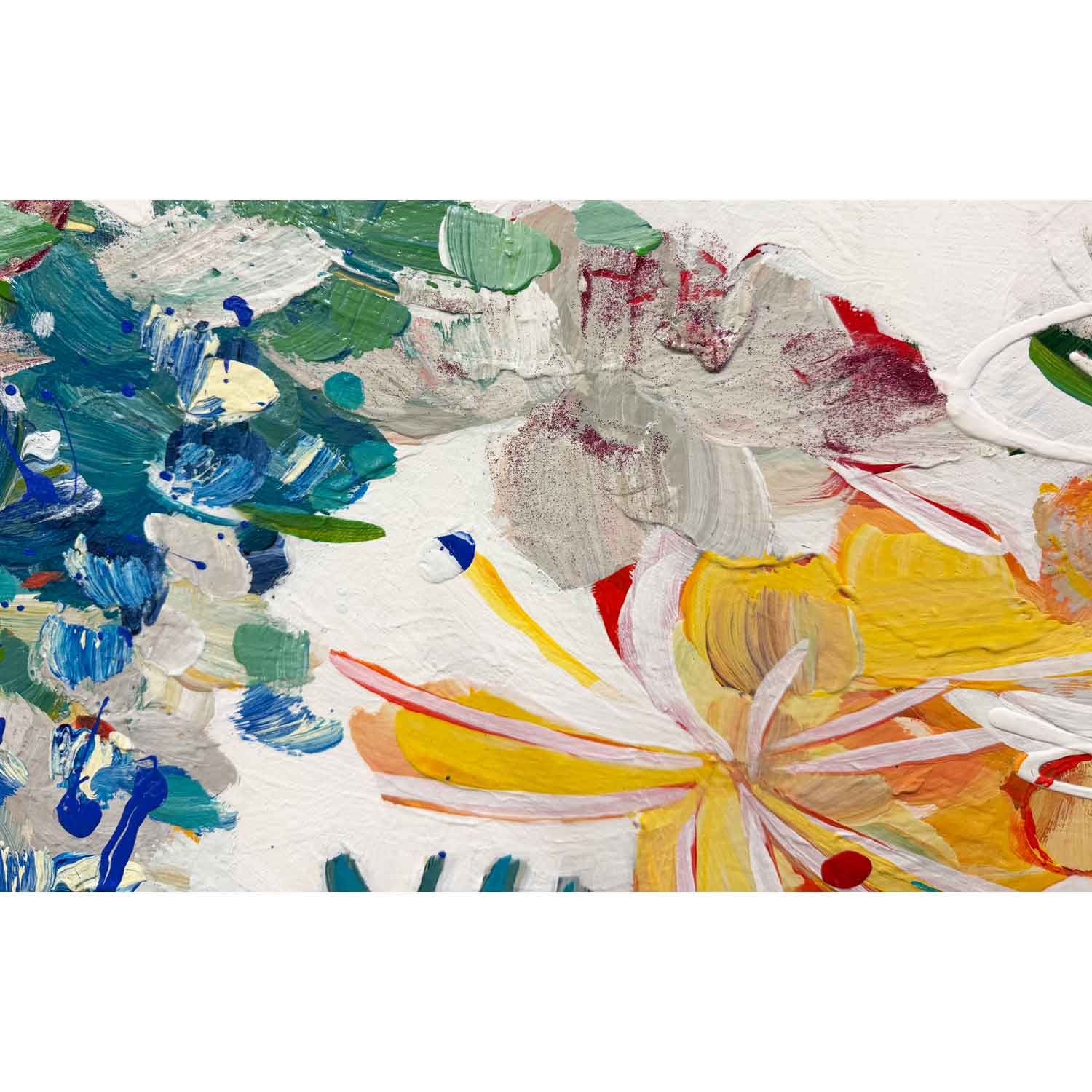 Because I Love You! 40" x 60" Detail View - Petroff Gallery - Painting