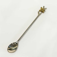 Twig with Bee Long Spoon Gold - Petroff Gallery - Tableware