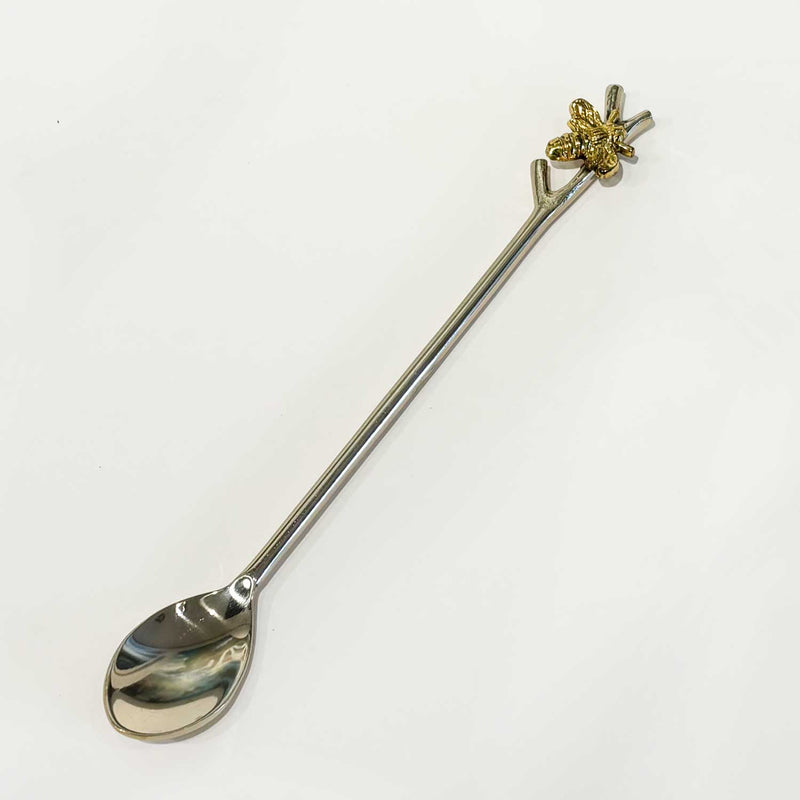 Twig with Bee Long Spoon Gold - Petroff Gallery - Tableware