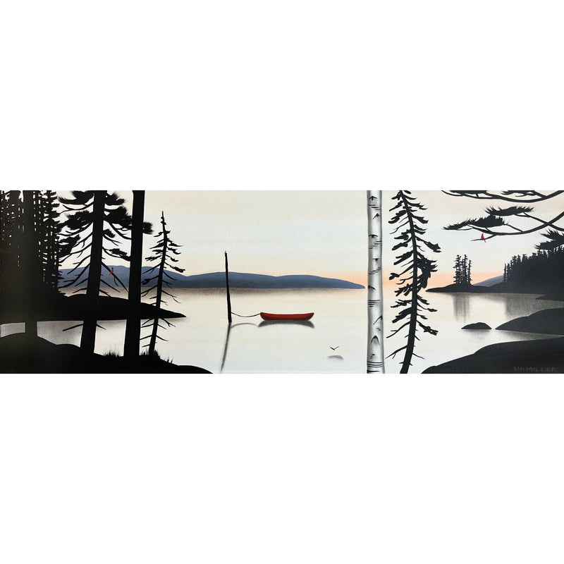 Before It Sets In 12" x 36" - Petroff Gallery -  - Natasha Miller - Before It Sets In, 12" x 36"
