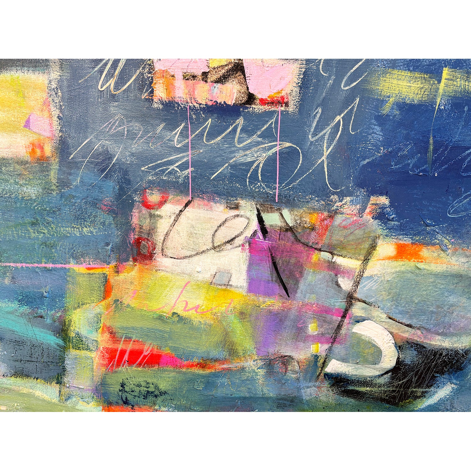 Beyond The Blue 48" x 48" - Petroff Gallery - Paintings