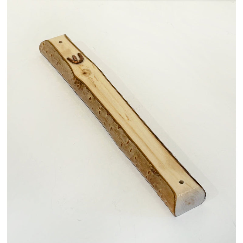 Birch Wood Mezuzah Petroff Gallery 