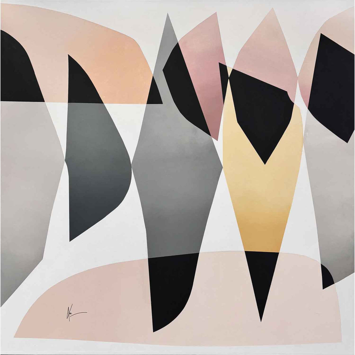 Birds 14 40" x 40" Petroff Gallery 