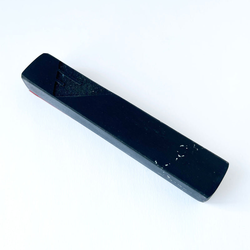 Black with Black Shin Mezuzah - Petroff Gallery - Judaica