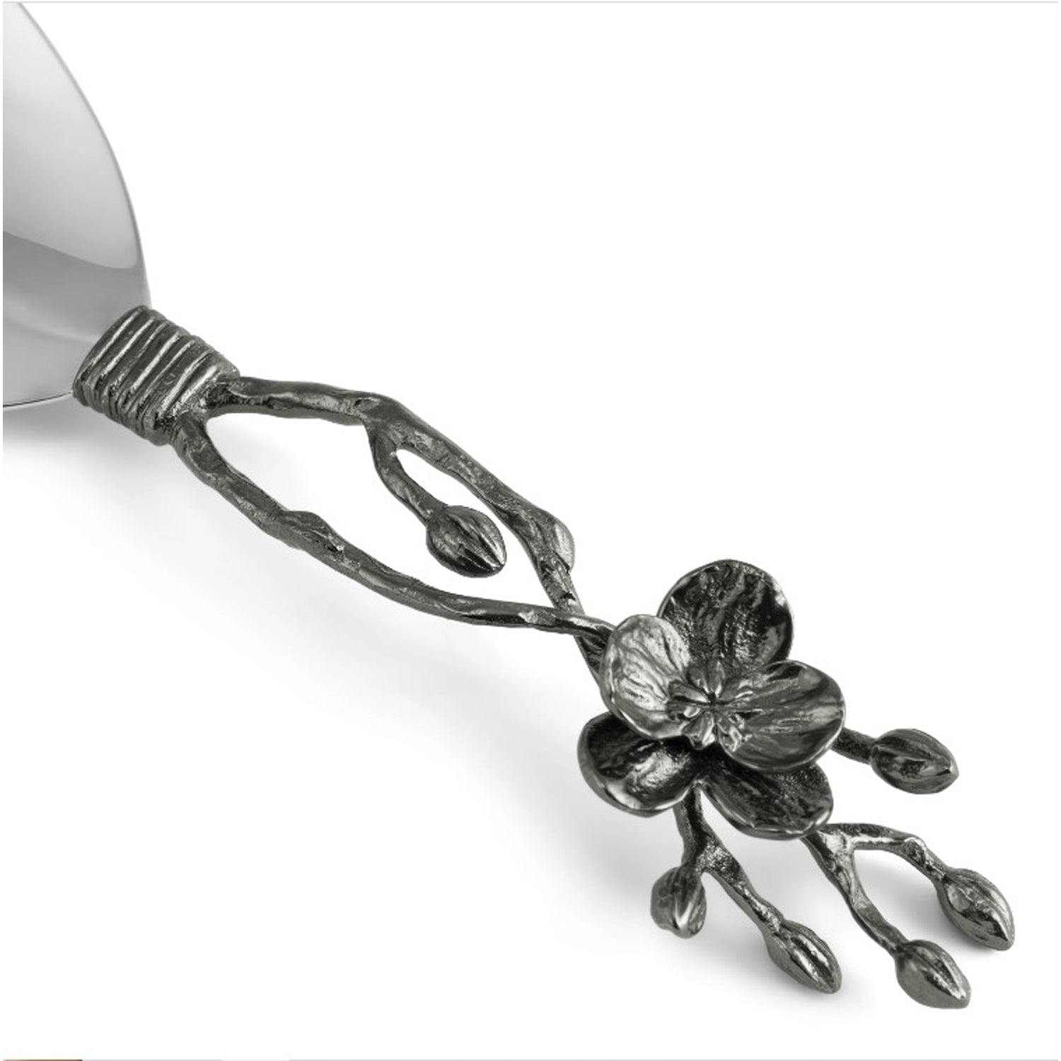 Black Orchid Serving Spoon - Petroff Gallery -  - Michael Aram - Black Orchid Serving Spoon