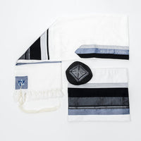 Black & White Tallit - Petroff Gallery -  - Gabrieli - Black & White Tallit