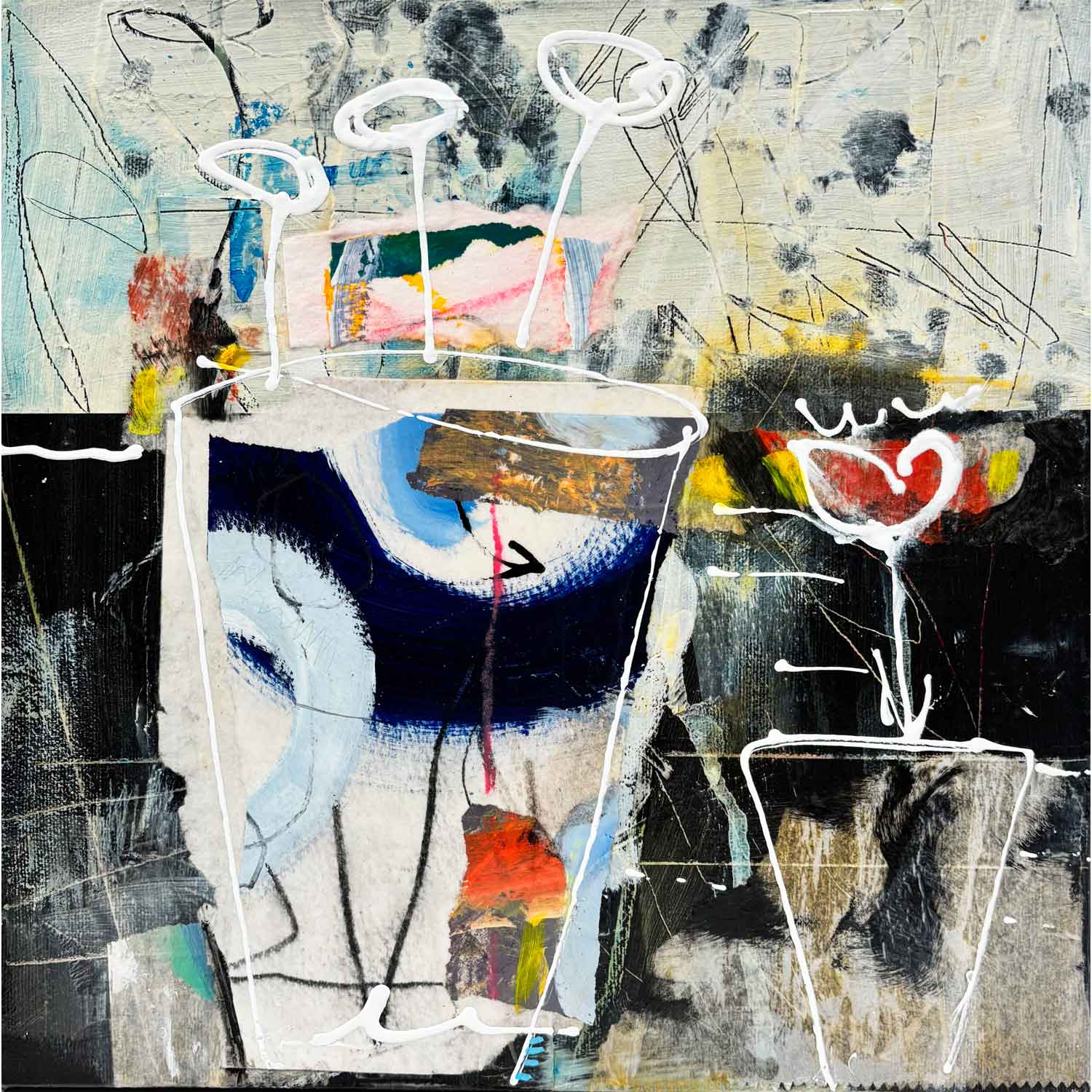 Bloomers 1 12" x 12" Petroff Gallery 