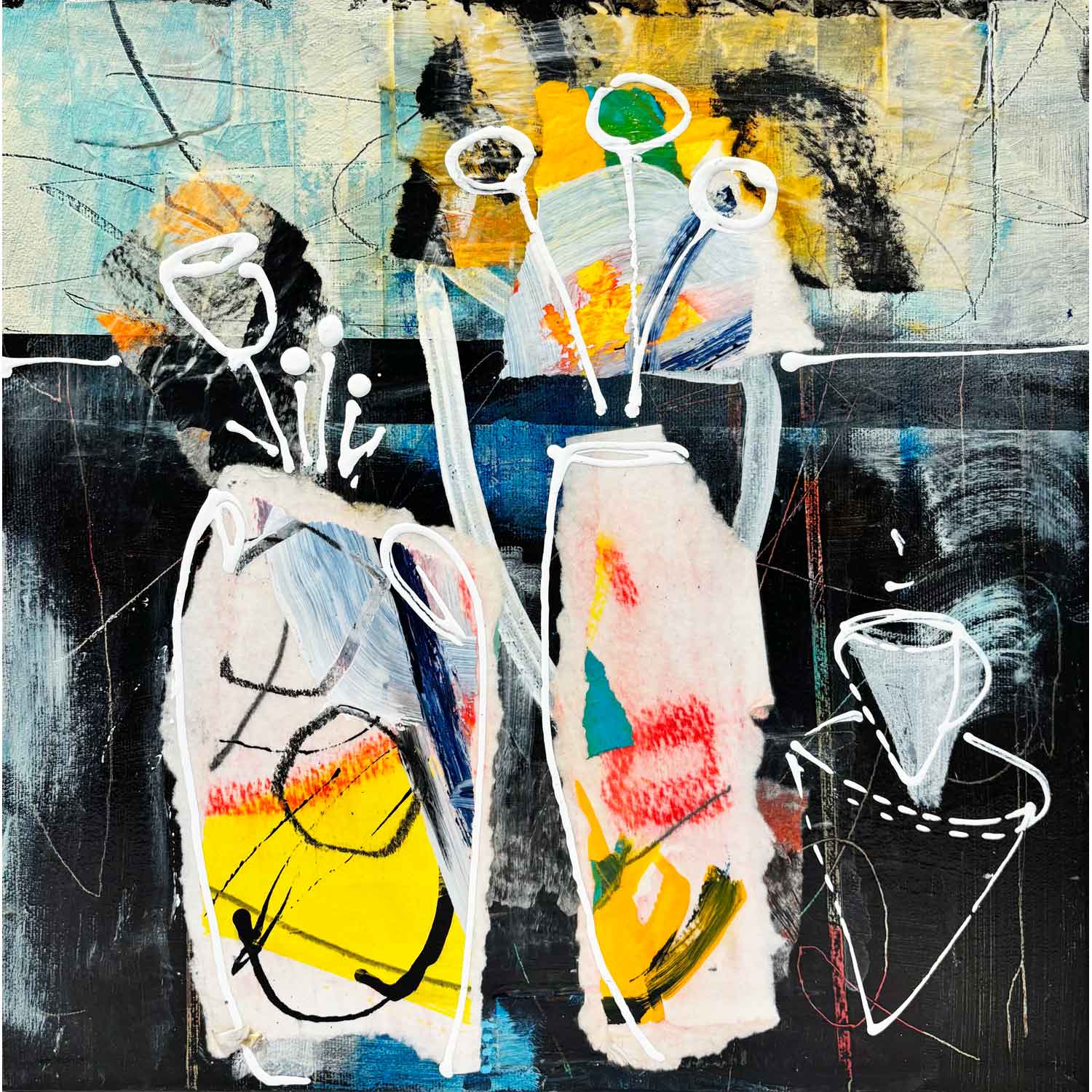 Bloomers 3 12" x 12" Petroff Gallery 