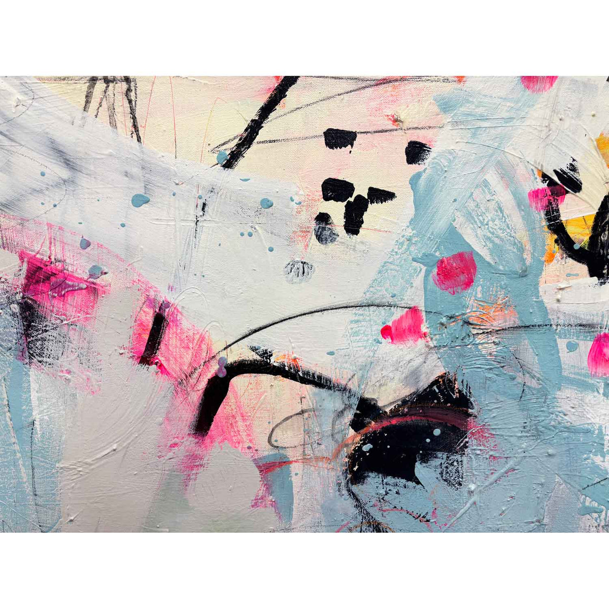 Blue Skies Ahead 48" x 60" detail - Petroff Gallery - Painting & Photography