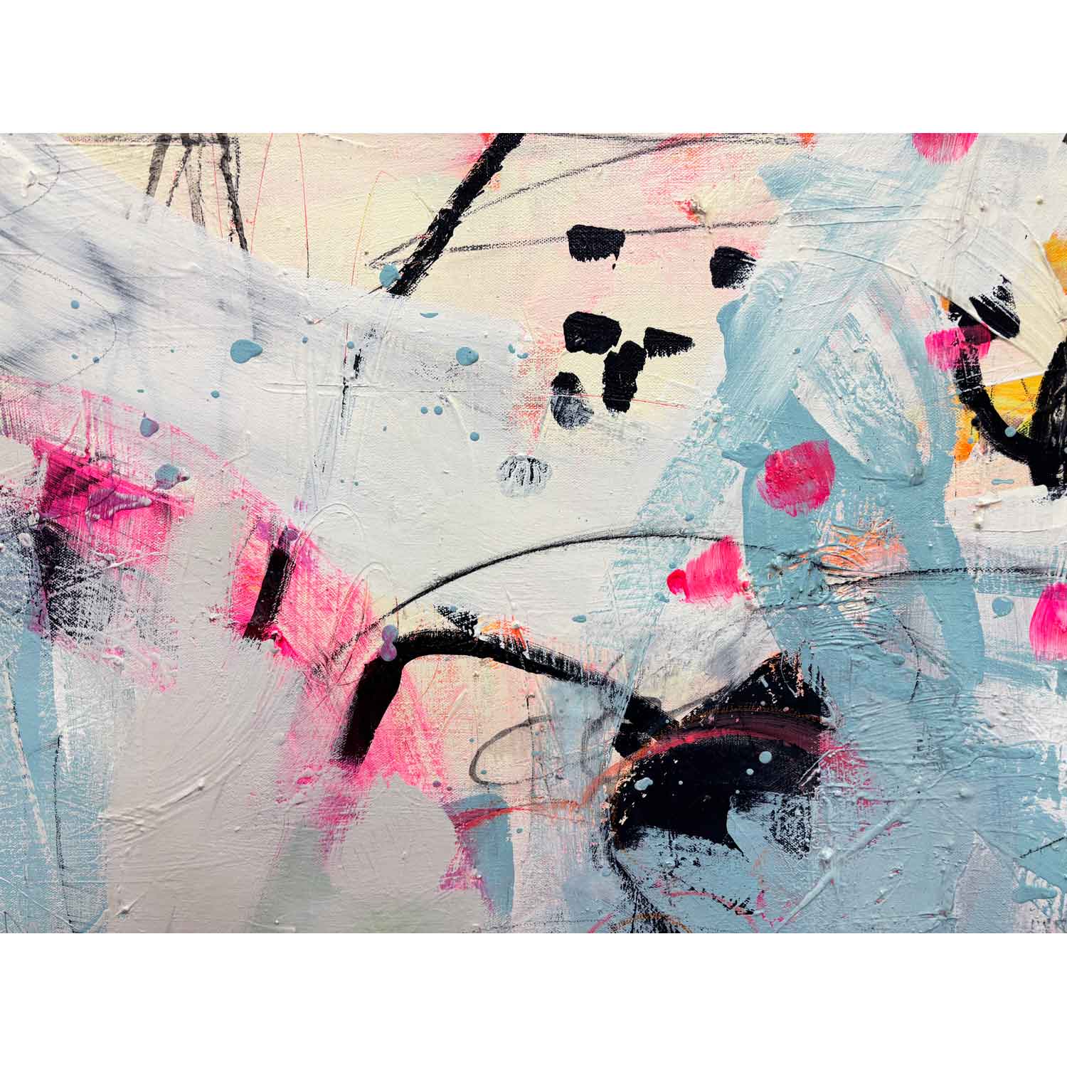 Blue Skies Ahead 48" x 60" detail - Petroff Gallery - Painting & Photography