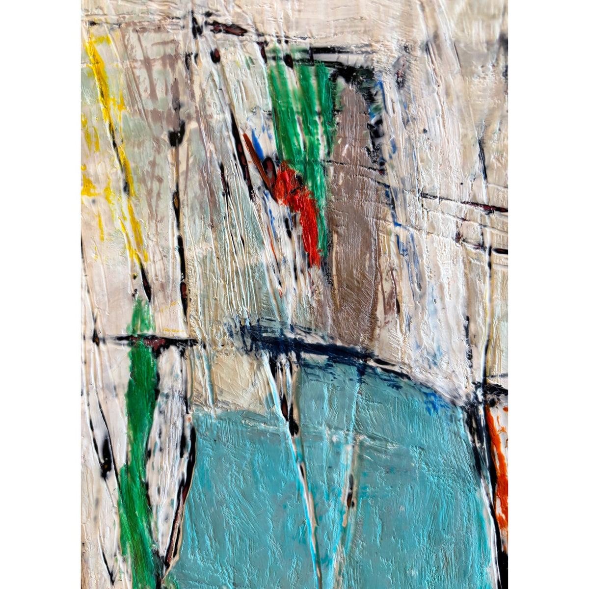 Blue Canyons II 12" x 12" - Petroff Gallery -  - Anastessia Bettas - Blue Canyons II, 12" x 12"