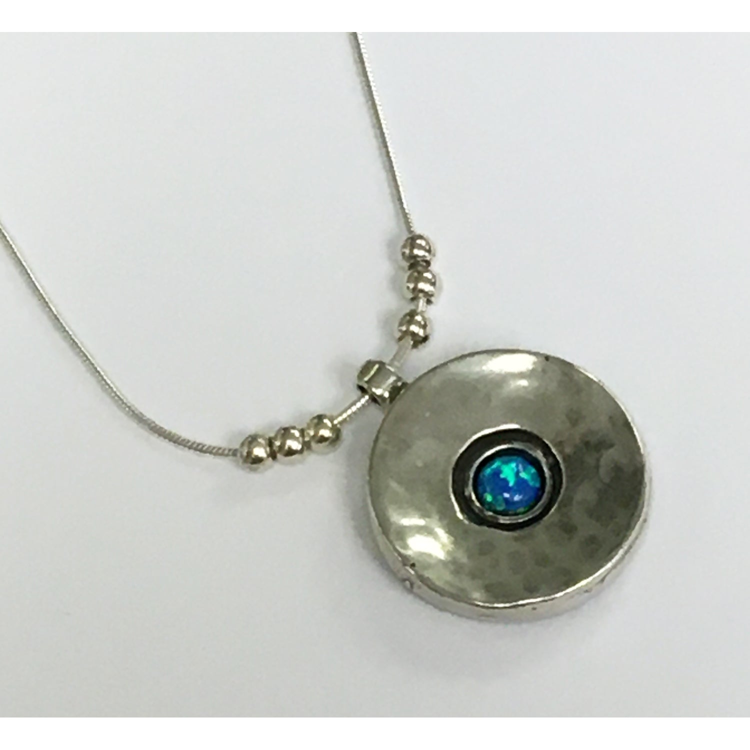 Blue Circle Necklace - Petroff Gallery -  - Yair Stern - Blue Circle Necklace