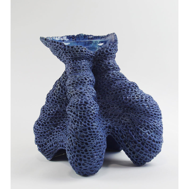 Blue Guardian 2 - Petroff Gallery -  - Kim Ross - Blue Guardian 2, 14" x 15" x 10"
