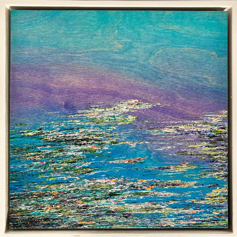 Blue Lagoon 12" x 12" - Petroff Gallery - Painting 