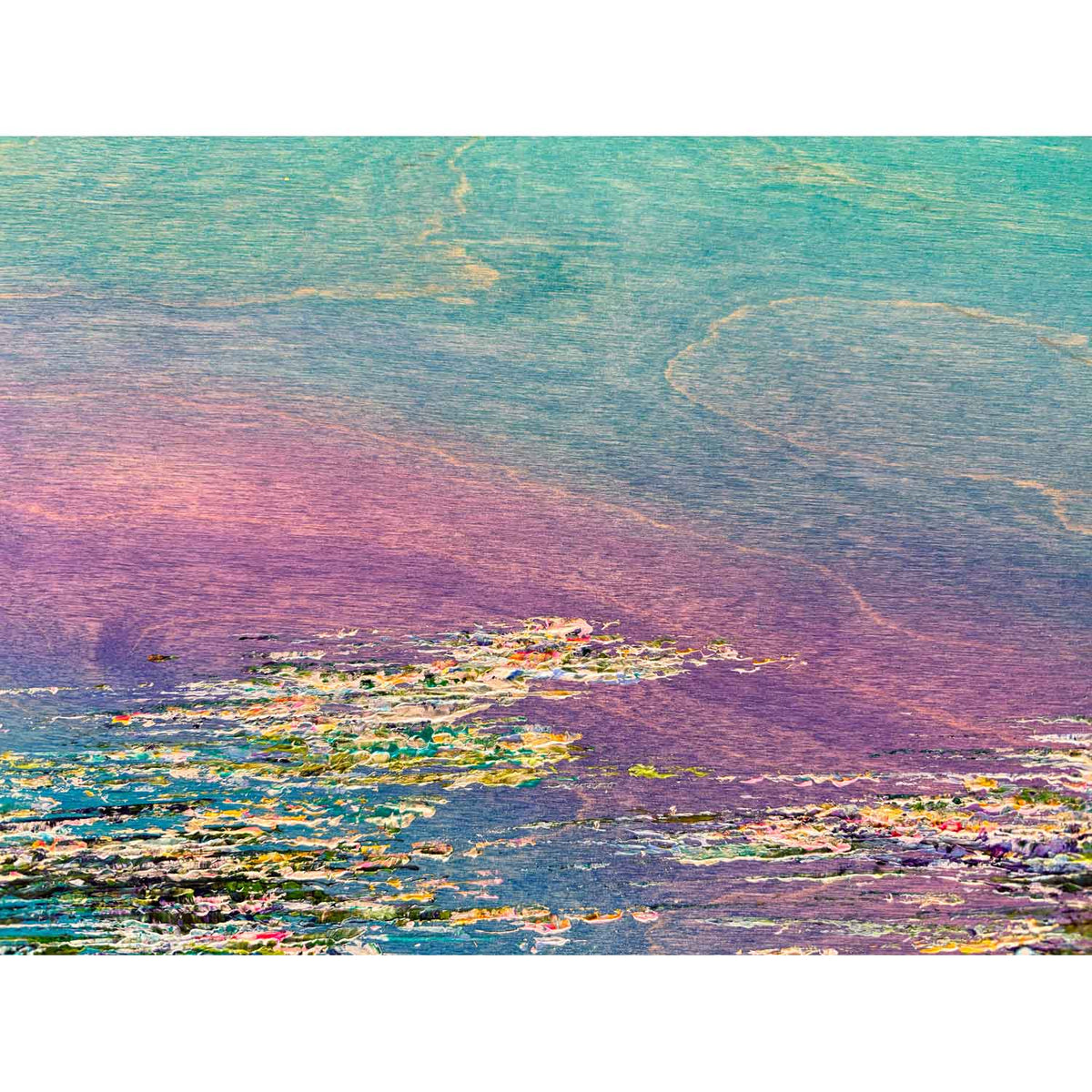 Blue Lagoon 12" x 12" - Petroff Gallery - Painting 