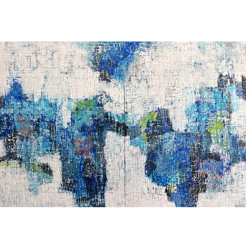 Blue Marble III 40" x 60" - Petroff Gallery -  - Anastessia Bettas - Blue Marble 3 40x60