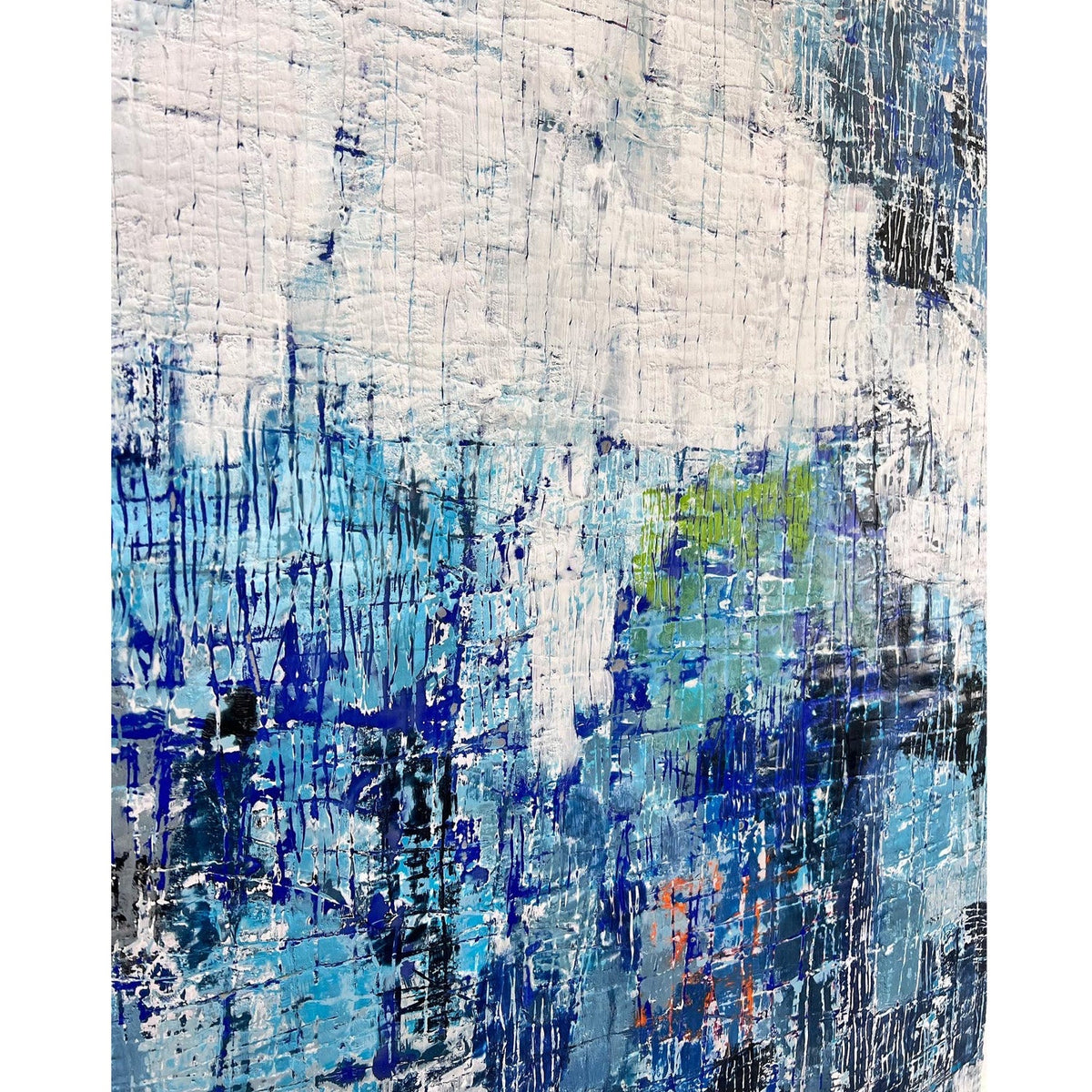 Blue Marble III 40" x 60" - Petroff Gallery -  - Anastessia Bettas - Blue Marble 3 40x60