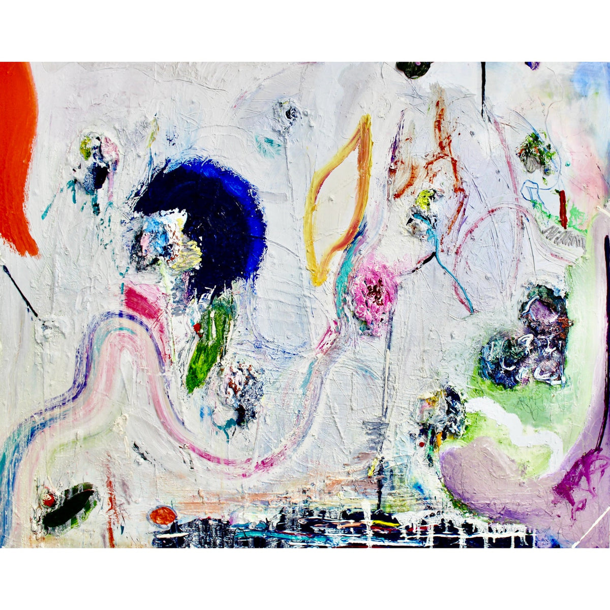 Blue Moon 48" x 60" - Petroff Gallery -  - Anand Jaggernauth - Blue Moon, 48" x 60"