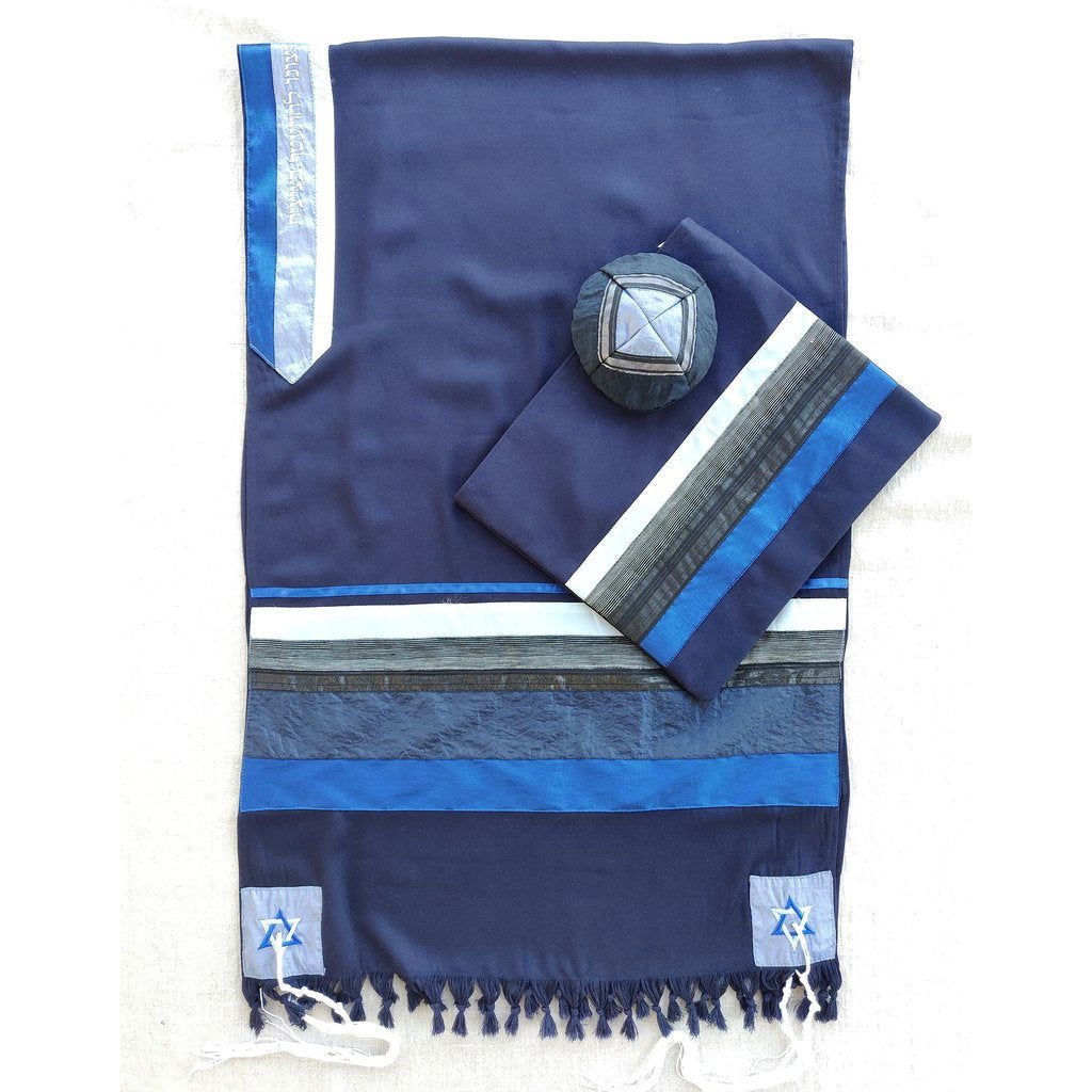 Blue Tallit - Petroff Gallery