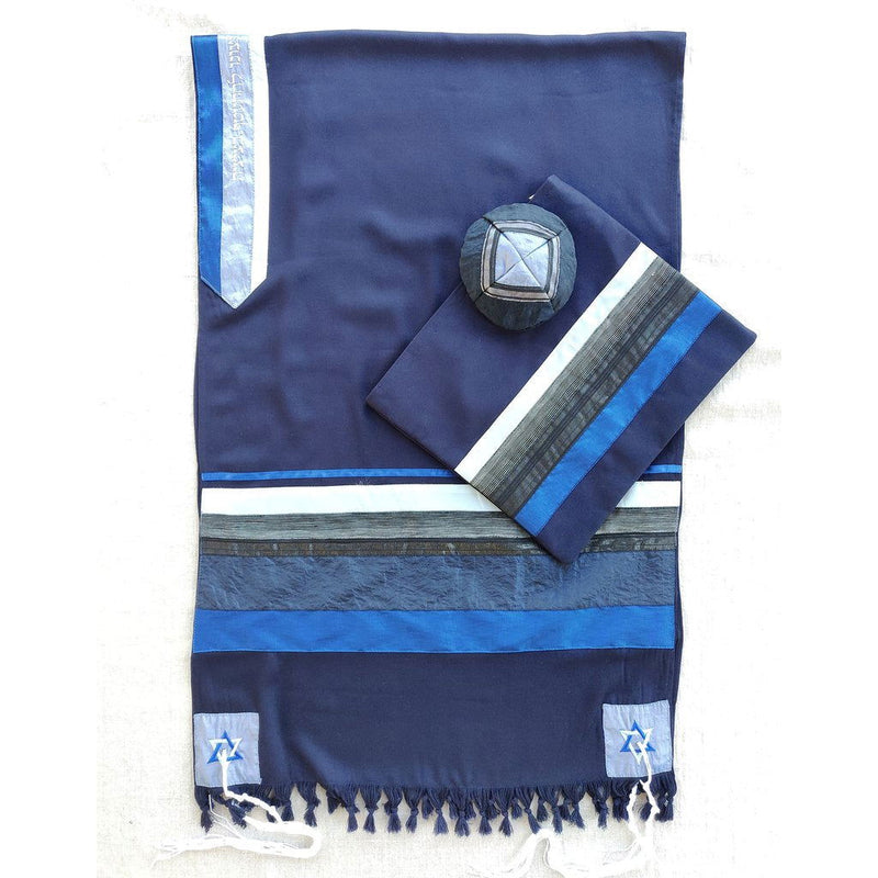 Blue Tallit - Petroff Gallery -  - Gabrieli - Blue Tallit