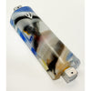 Blue, White and Black Mezuzah - Petroff Gallery -  - Lesley & Al Kroach - Blue, White and Black Mezuzah