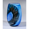 Blue and Grey Circle Ether Series Petroff Gallery 