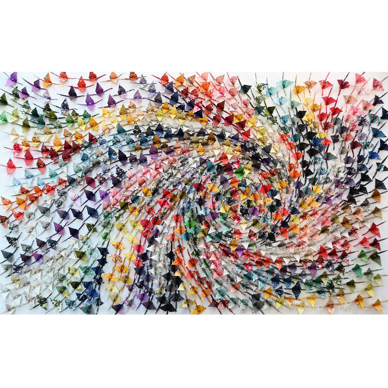 Bound By A Common Journey 30" x 48" - Petroff Gallery - Mixed Media Art
