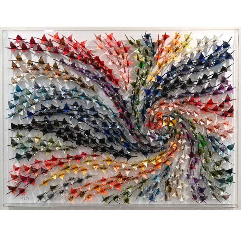 Bound by a Common Journey 30" x 48" - Petroff Gallery - Mixed Media Art
