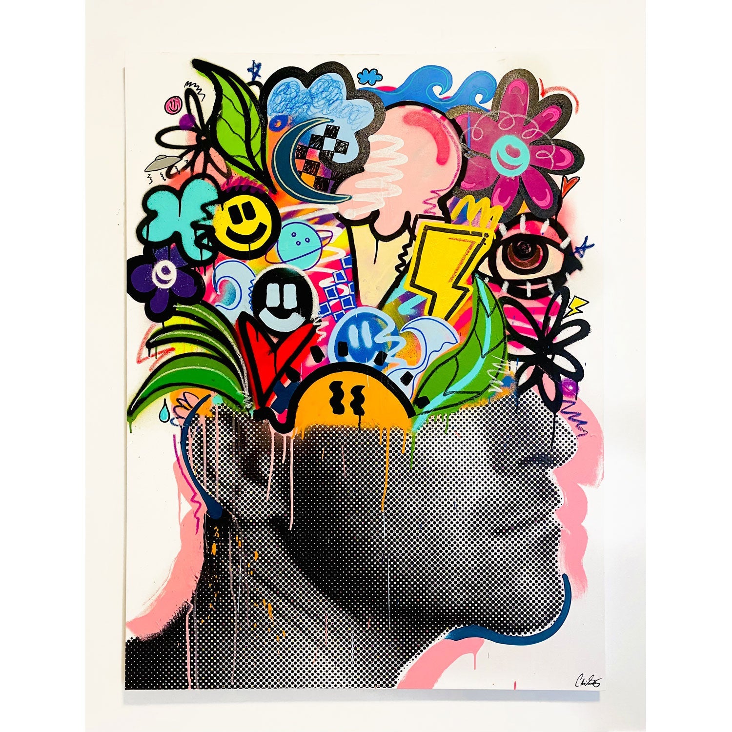 Brain Storm 48" x 36" - Petroff Gallery -  - Chris Solcz - Brain Storm, 48" x 36"