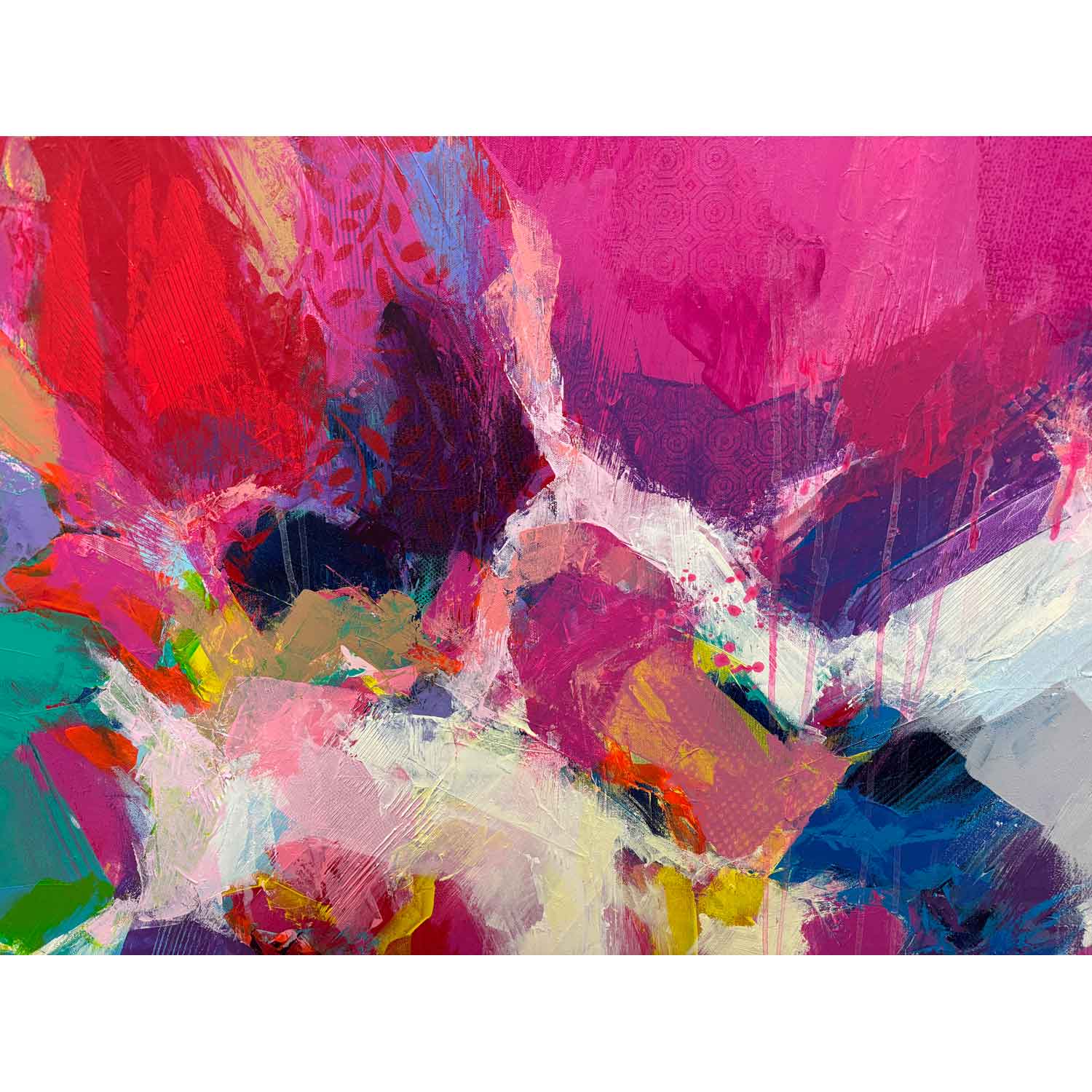 Bright Side of the Rain 50" x 40" - Petroff Gallery - Painting